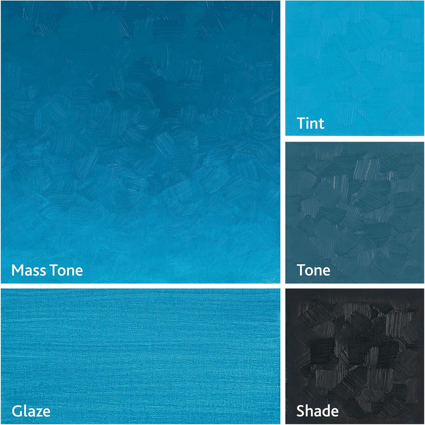 Tusc & Pine Artist Oil Paint - Cerulean Blue, 150 ml, Non-Yellowing, Rich & Creamy Consistency, Maximum Pigment Load, Small Batch Milled Oil Paints Made in the USA for Professional Artists