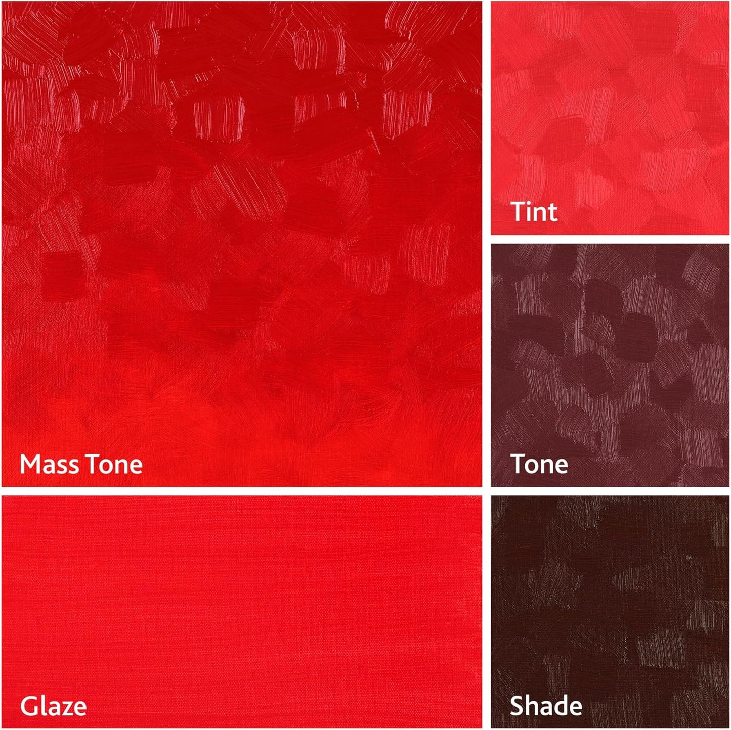 Tusc & Pine Artist Oil Paint - Permanent Red Medium, 40 ml, Non-Yellowing, Rich & Creamy Consistency, Maximum Pigment Load, Small Batch Milled Oil Paints Made in the USA for Professional Artists