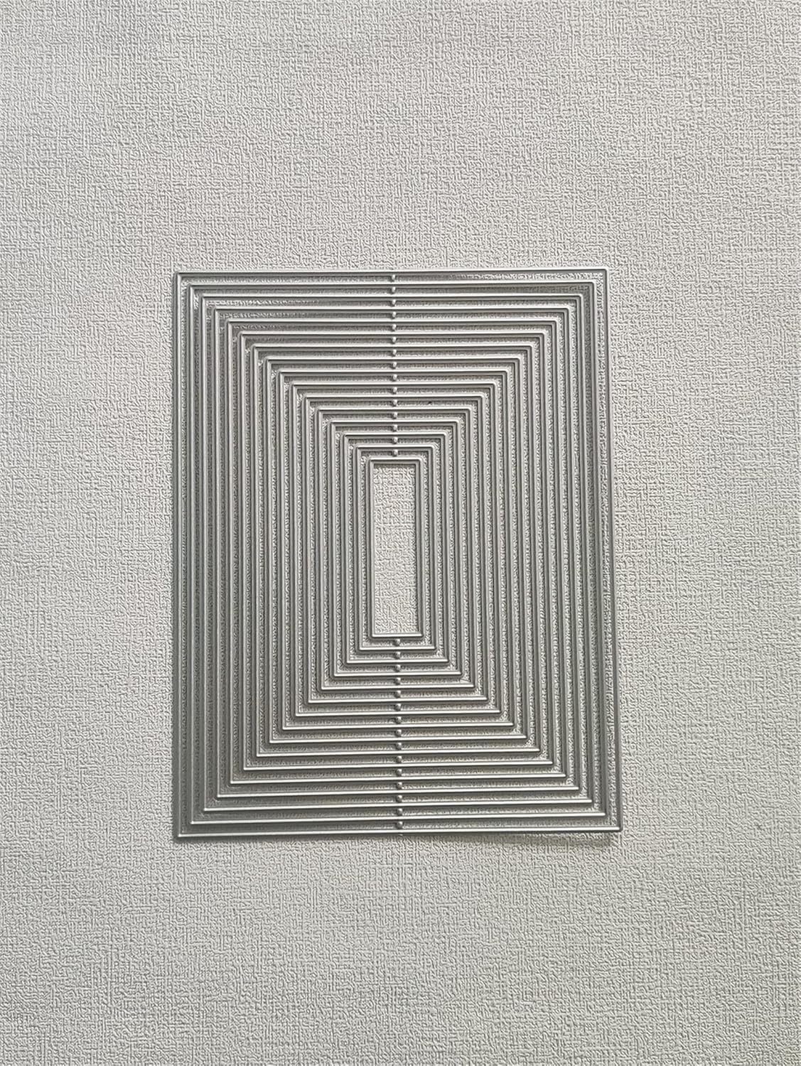 Cutting Dies Metal Stencils Scrapbooking Tools Flowers Lace Frame DIY Embossing Template for Paper Card Making Album Arts Crafts Supplies (Rectangular Set-11.1x14.3cm)