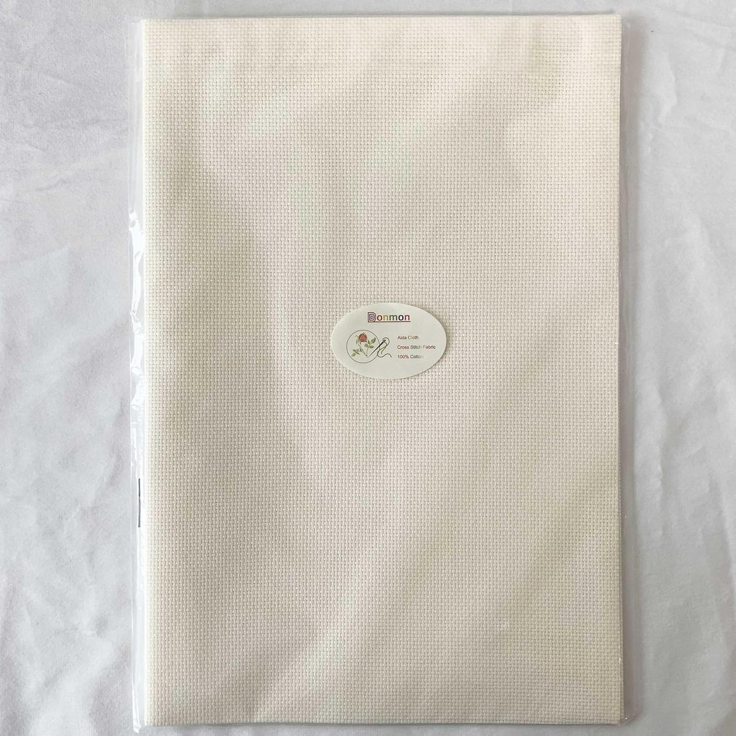 Aida Cloth 14 Count Cross Stitch Fabric,19×28inch (14CT, Off White)