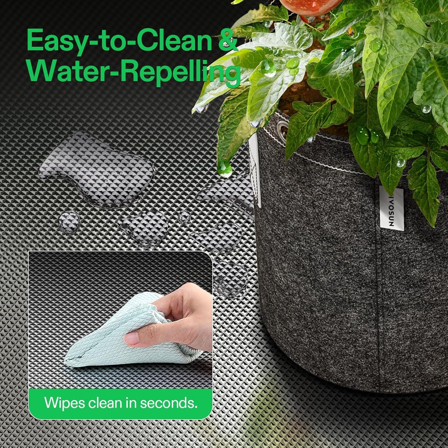 VIVOSUN 6 Mil Mylar Film Roll, 4 ft. x 10 ft. Diamond Film Foil Roll, Heavy-Duty Reflective Film for Grow Tent, Warm House, and Grow Room (10 ft.)