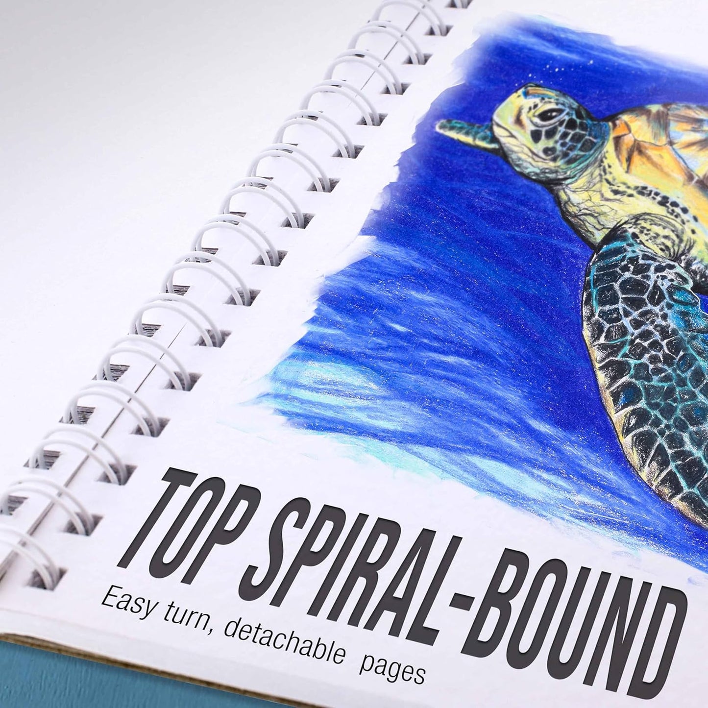 U.S. Art Supply 5.5”x8.5 Premium Heavy-Weight Paper Spiral Bound Sketch Book: 90 Pound (160gsm), 30-Sheet Drawing Pad (2 Pack)