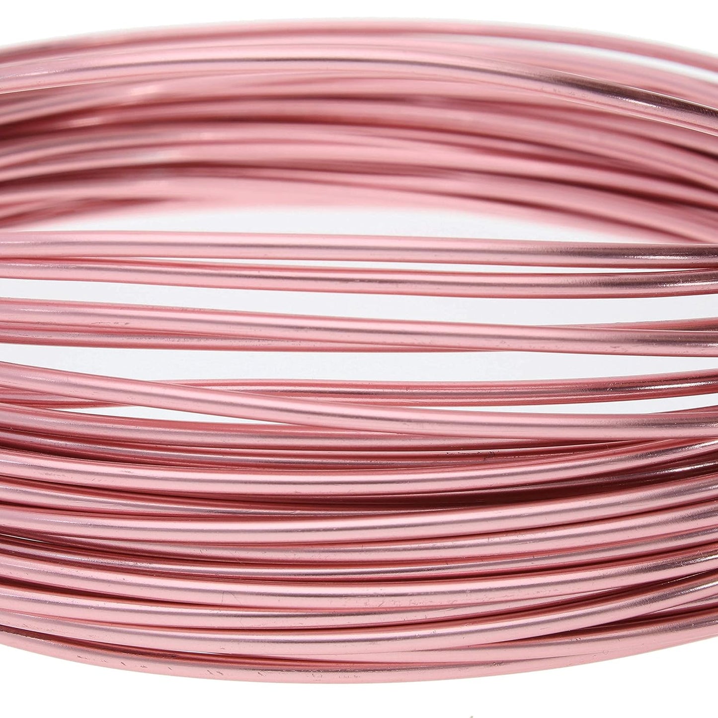 The Beadsmith Anodized Aluminum Wire – 12 Gauge – 39 feet – Rose Gold Color – Bendable Craft Wire Used to Jewelry Making, Wire Wrapping, Sculpting, Floral, Modeling and Other DIY Arts & Crafts