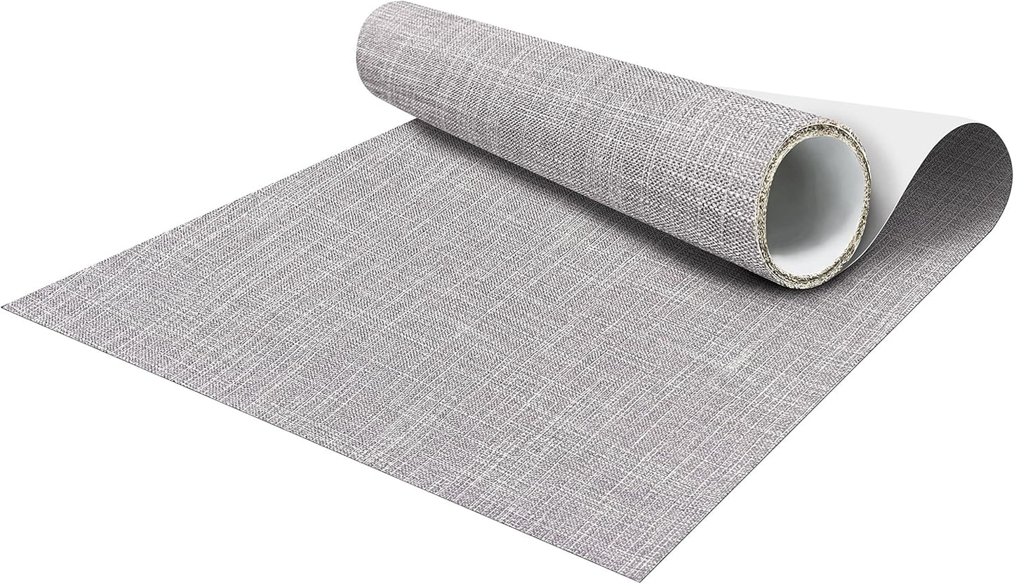 Fine Linen Fabric Patches, Self-Adhesive, 12x40 Inch, Multi Color, for Sofa & Clothes Repair