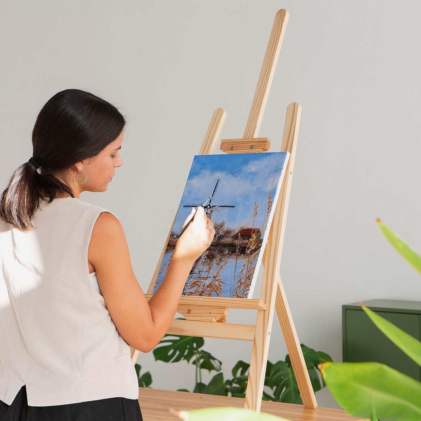 Elan Stretched Canvases 12x16, 6-Pack Canvases for Painting Painting Canvas Bulk, Stretched Canvas for Adults Blank Canvas for Painting, Painting Canvases, Paint Canvases for Painting, Art Canvas