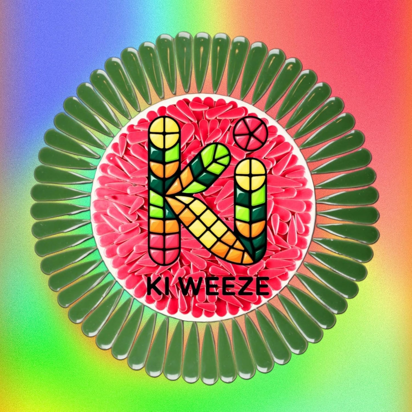 200g Petal Droplet Shaped Ceramic Mosaic Tiles for Crafts, Vibrant Colors, Ceramic Tiles for Mosaic Making Kits, DIY Arts and Crafts (Dark Green)