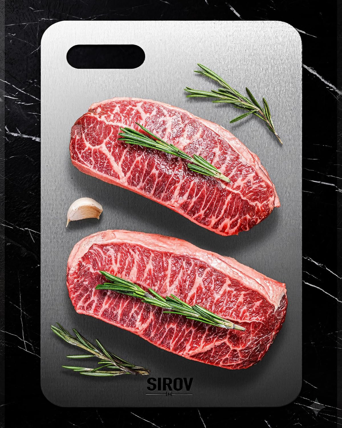 Katuchef Titanium Cutting Board for Kitchen, 100% Pure Titanium Cutting Board Food Grade,Non Toxic chopping board, Dishwasher safe, Easy to Clean(3PCS)