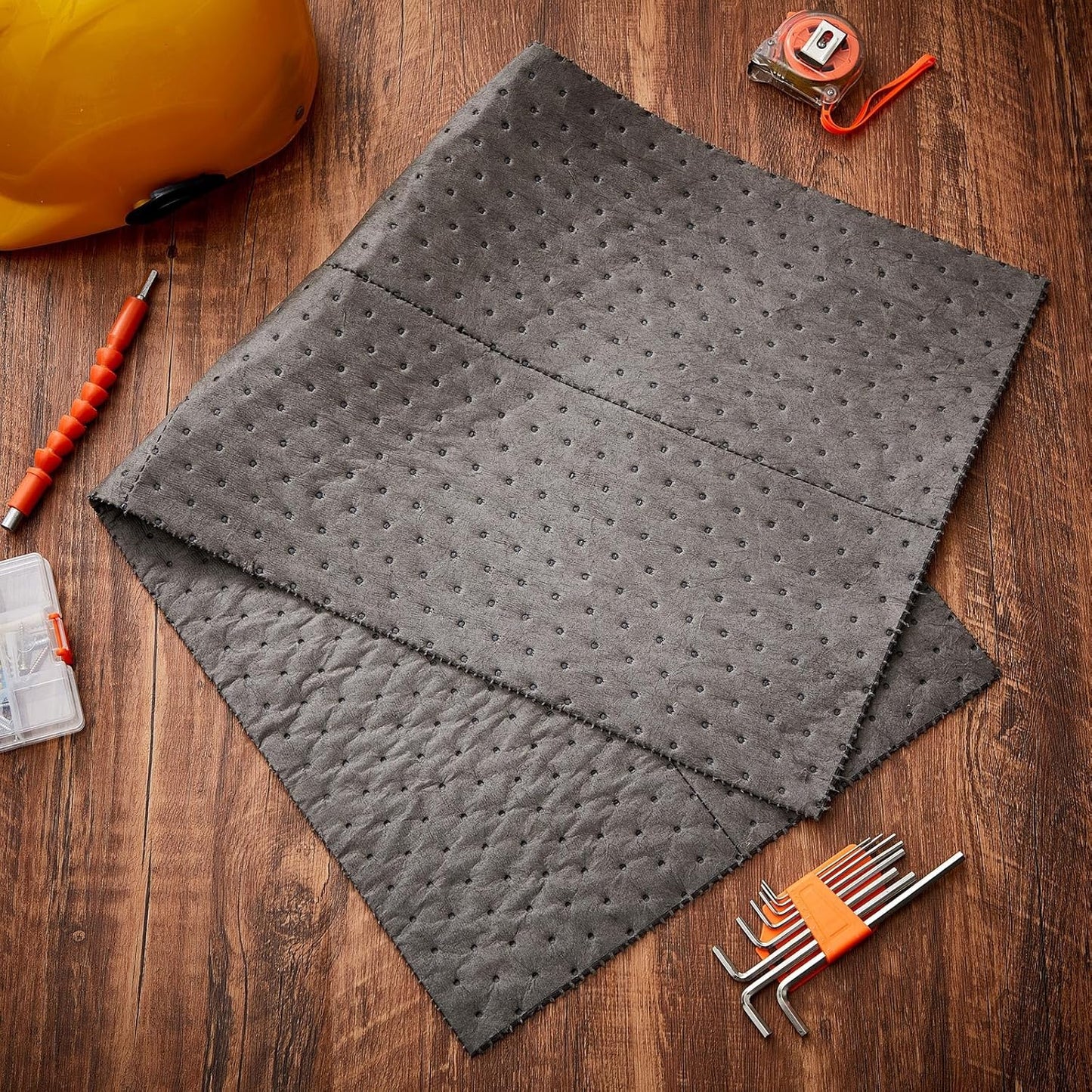 30" W x 150' l Oil Absorbent Mat Roll Oil Pads Absorbs up to 40.2 Gallons Heavyweight Mat Roll for Protecting Home Garage Basement