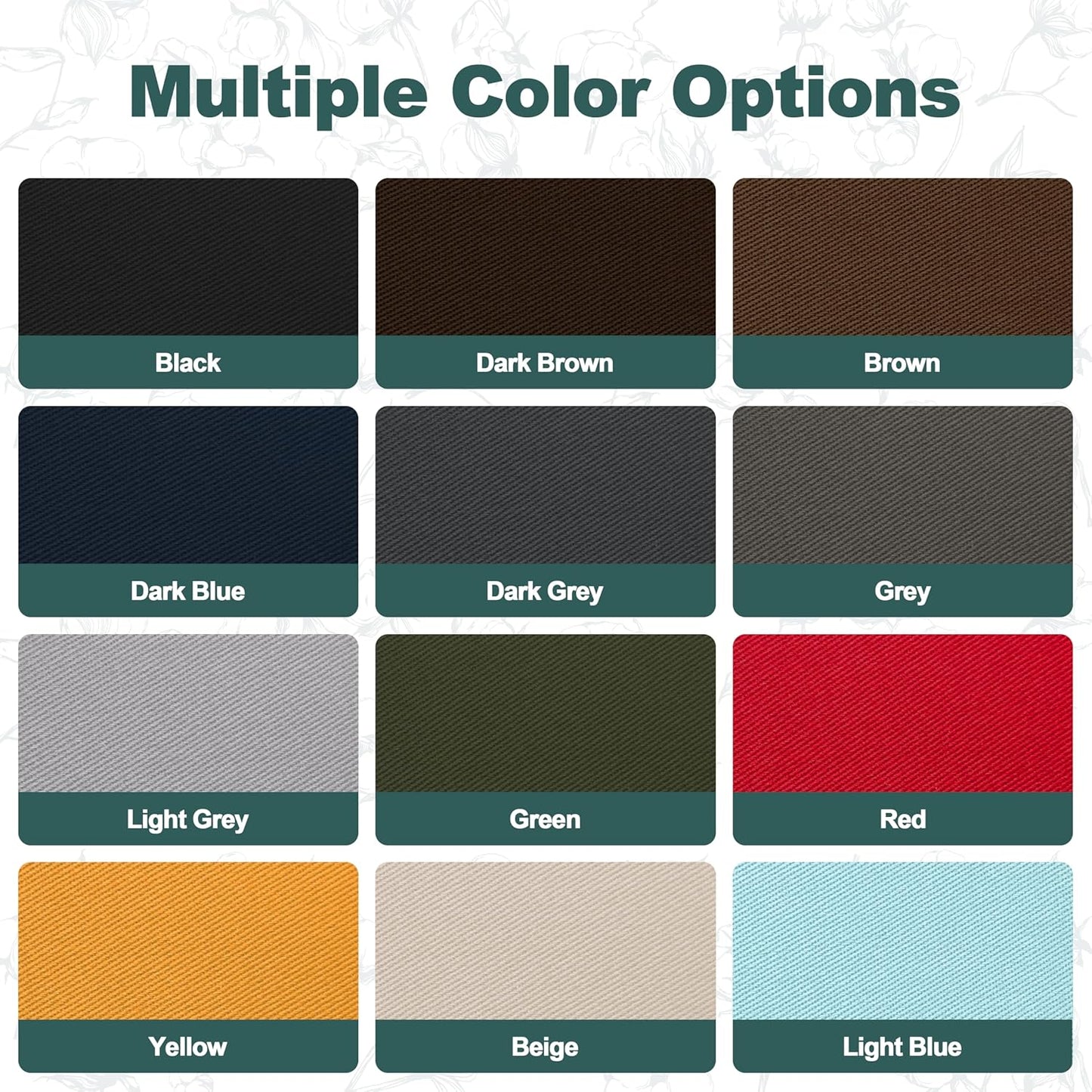 Iron on Patches for Clothes, 8 Pieces Patches for Cloth, 100% Cotton Fabric Patches for Clothing, Bag, Hat Repair, Clothing Repair Decorating Kit 3.7" by 4.9" (9.5 cm x 12.5 cm, Green)