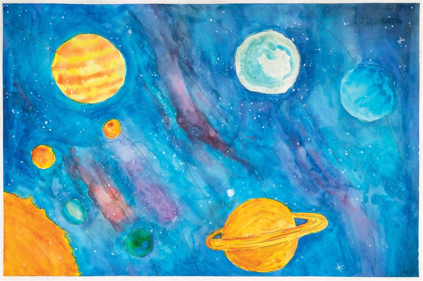 UCreate Watercolor Paper, White, Bulk, 90 lb., 12" x 18", 250 Sheets