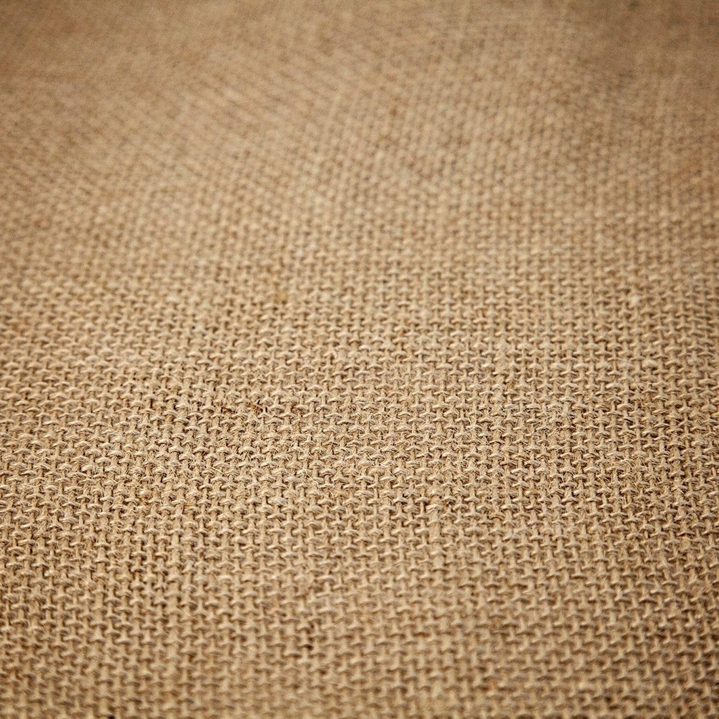 14" x 50yd NO-FRAY Burlap Roll ~ 15 - 25 Table Runners ~ Natural Long Fabric with Finished Edges. Perfect for Weddings, Placemats, Crafts. Decorate Without The Mess!