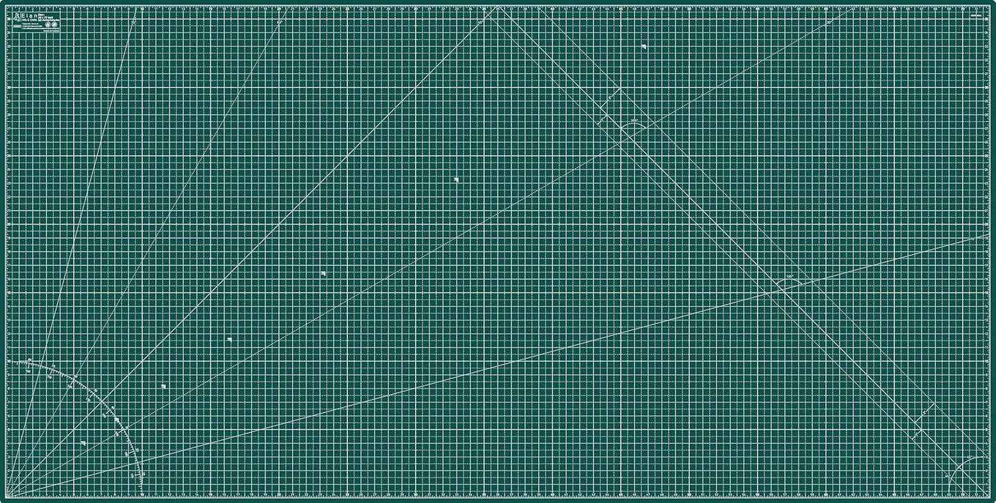 Elan Cutting Mat 72x36 Green, Self Healing Cutting Mat 72 x 36 INCH, 5-Ply Craft Mat Green, Hobby Cutting Mat 72x36 INCH, Large Cutting Mat for Sewing, Quilting Cutting Board, Sewing Cutting Board