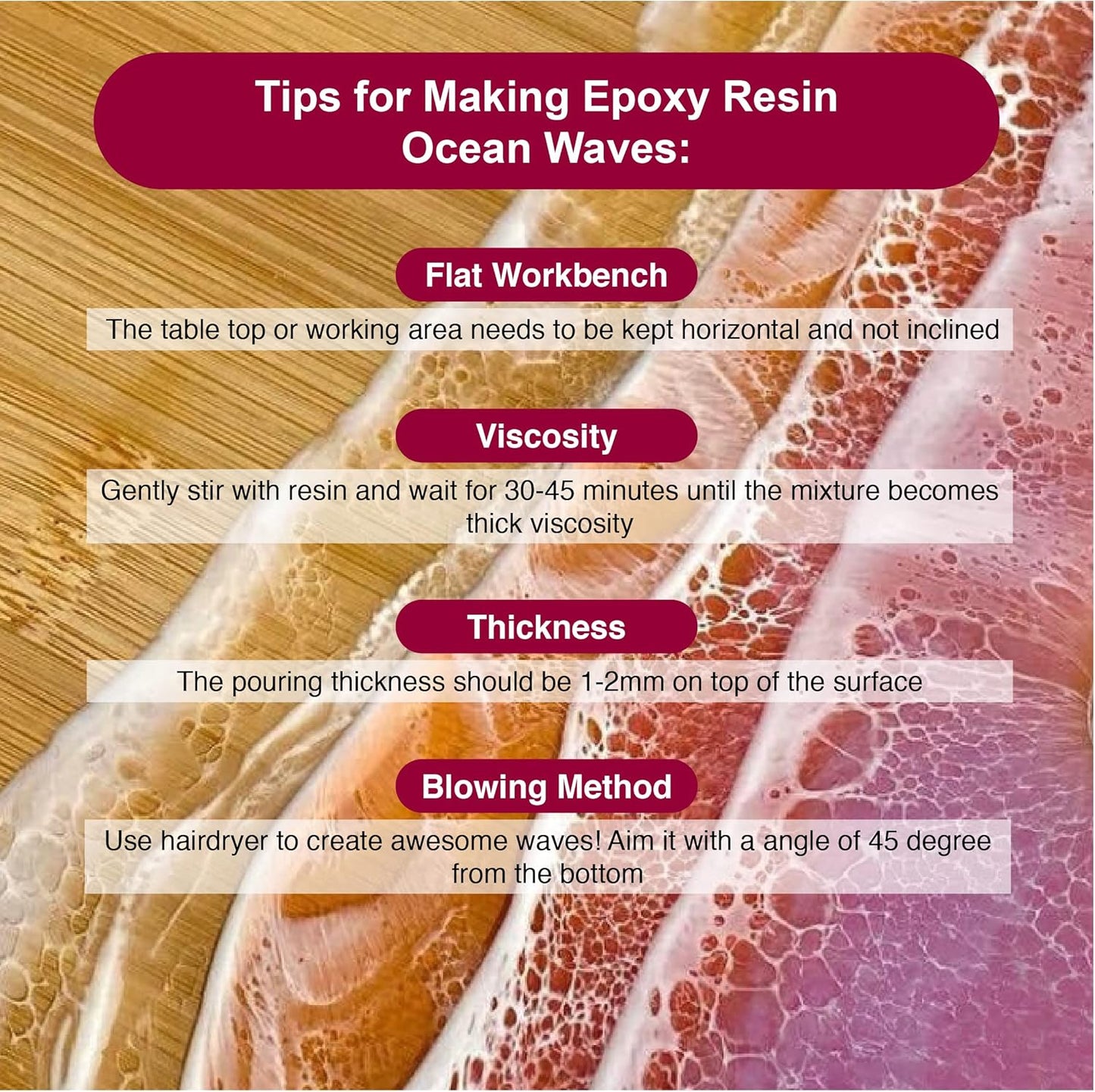 BALTIC DAY 30 Pigment Pastes for Epoxy Resin Set - Opaque Resin Pigment - Epoxy Dye Paste - Mica Powder Paste