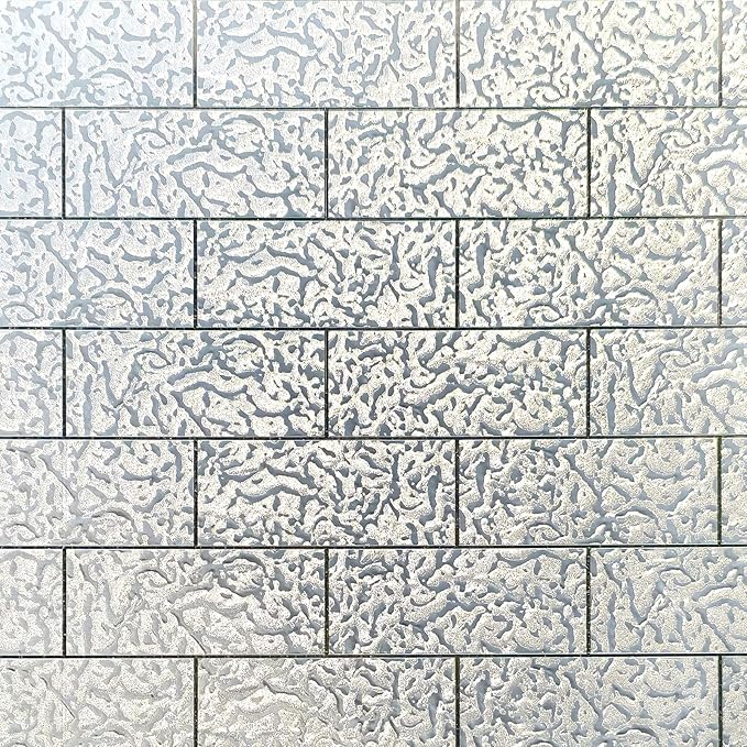 Window Privacy Film, Frosted Glass Decorative Static Cling, Removable Sun Blocking Vinyl Covering,Window Film for Home Kitchen Living Room Bathroom, Moon Scar, 17.3" x 78.7"