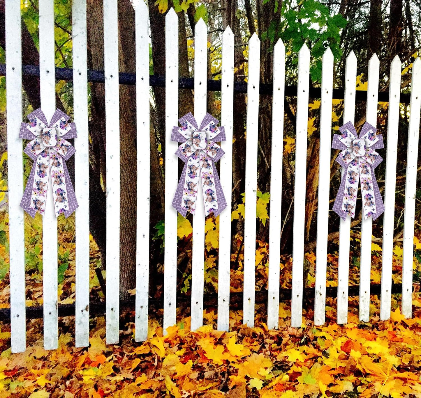 2.5'' x 10 Yards Spring Wired Ribbons for Crafts Wreath Bows Wrapping Natural Buffalo Plaid Ribbon Rustic Purple Ribbon for Birthday Party Home Decoration