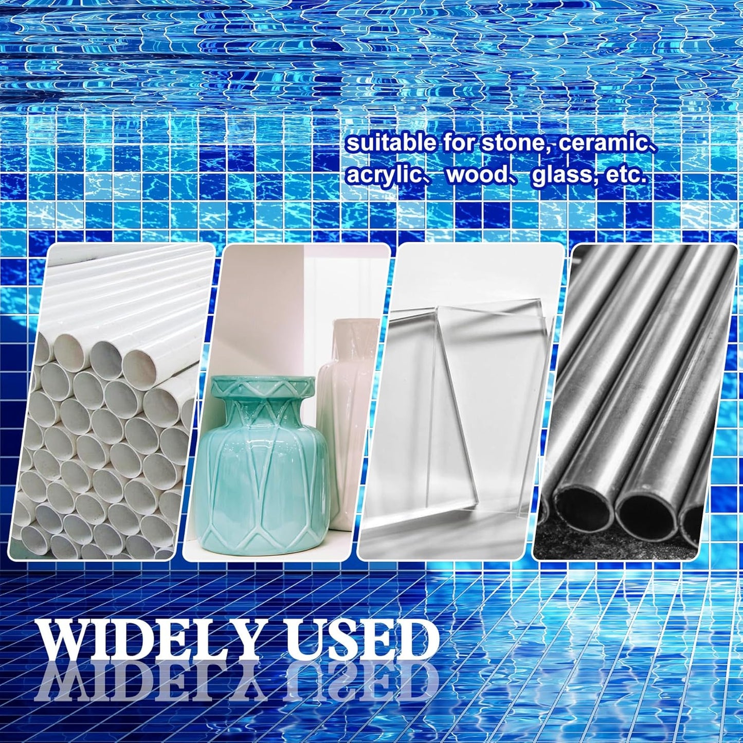 Epoxy Sculpt Clay - 16oz Epoxy Putty for Epoxy Sculpt, 2 in 1 Underwater or Above Fast Repair, Fix Leaks, Cracks, Filling, Sculpting - 2 Part Pool Putty for Metal, Tile, Concrete, Plastic, Ceramics