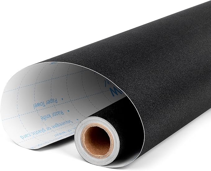 Total Blackout Window Film: 100% Light Blocking, Room Darkening Static Cling - No Residue Film for Privacy, Home Security, and Day Sleep - Easy Removal UV Prevention Treatment (17.5 x 80 inches)
