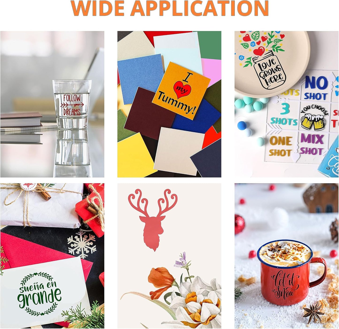 HTVRONT Permanent Vinyl for Cutting Machine - 14 Pack Glossy Adhesive Vinyl, 12" X 12" Permanent Bundle for Craft Projects, Adhesive Sheets Compatible with Cricut Cutting Machine, Silhouette Cameo