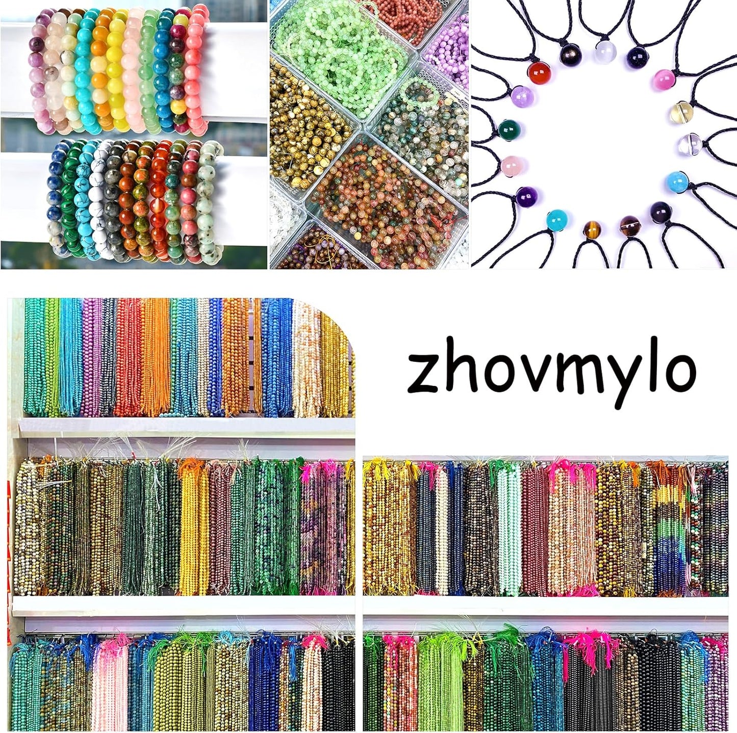 12MM Natural Stone Colorful Stripe Agate Energy Healing Beads Round Loose Beads for Jewelry Making Bracelet 32pcs 15"