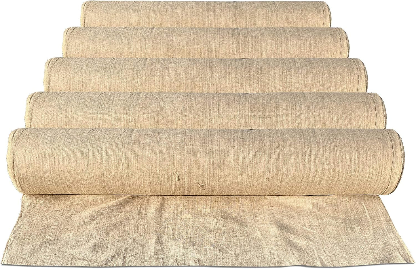 Sandbaggy Burlap Fabric Roll | 40 Inch by 300 ft | Great for Garden, Yard, Wedding, Craft, Decorating Tables | Constructed from Industrial Grade Burlap Fiber | 30% Thicker Than Competition (5 Rolls)
