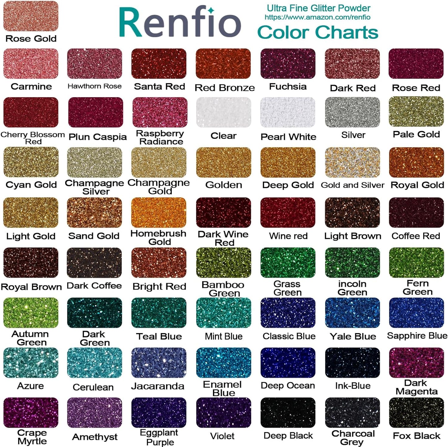 Renfio Ultra Fine Glitter Powder Metallic Resin Glitter 2.11 Oz (60g) PET Flakes Crafts Sequins 1/128" 0.008" 0.2mm Epoxy Chips Flakes for Tumblers Slime Christmas Roses Decorations - Wine Red