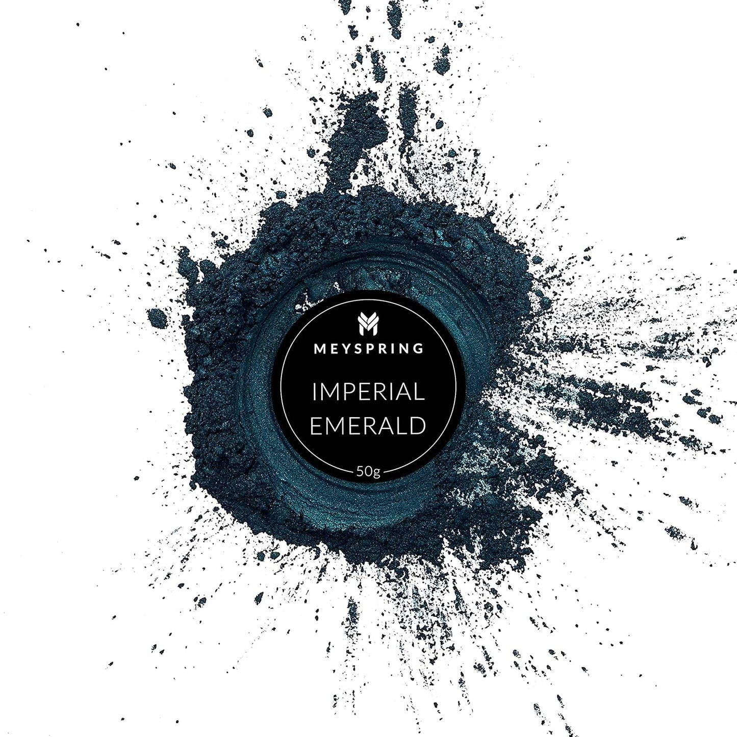 MEYSPRING Imperial Emerald - Intense Green Mica Powder for Epoxy Resin - Pigment Powder for Resin Art, Casting Resin and UV Resin - Green Resin Dye - Epoxy Pigment - Green Color for Resin