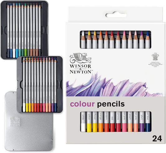Winsor & Newton Studio Collection Artist Pencils, Color Pencils, Set of 24