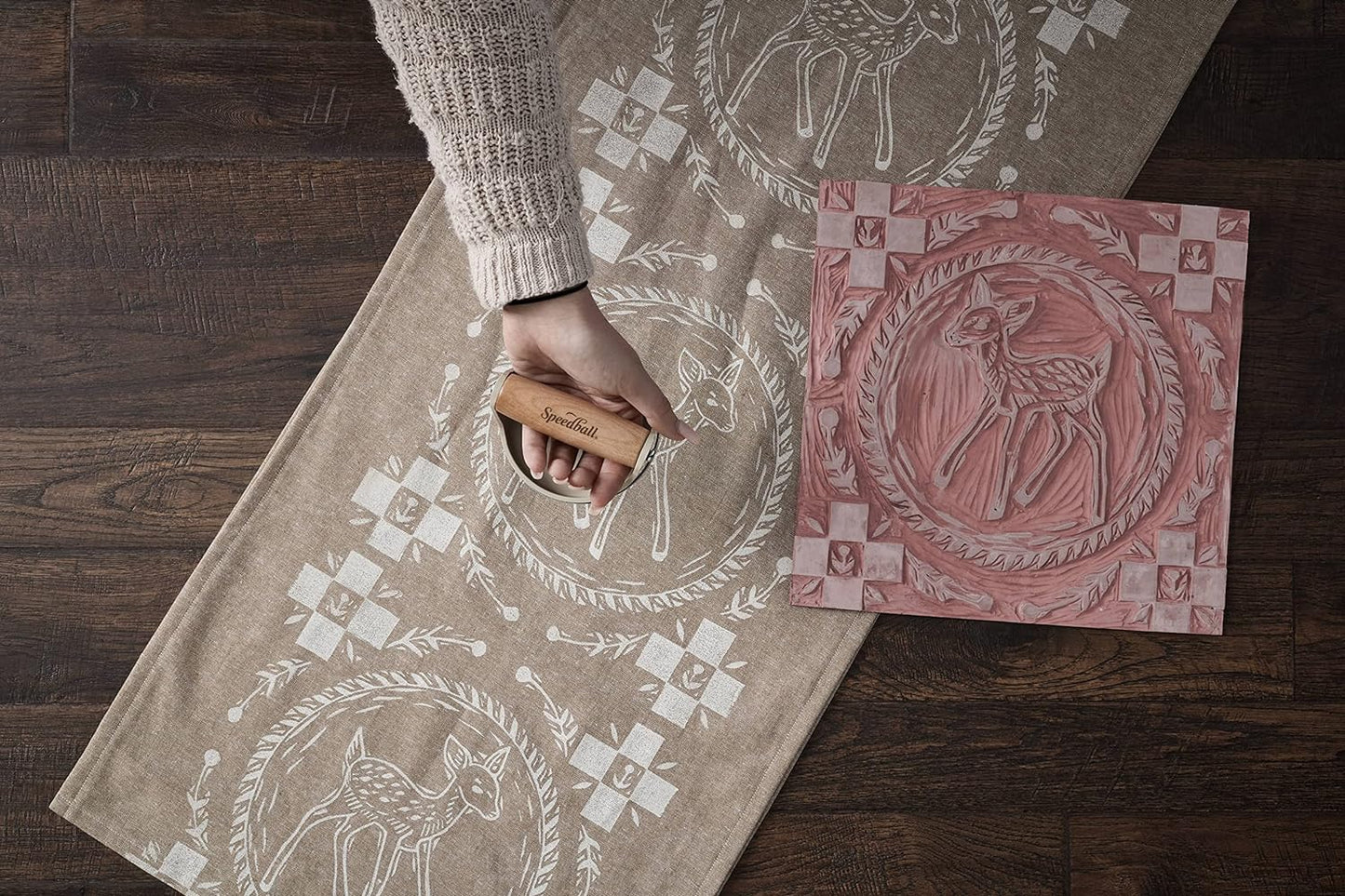 Speedball Speedy Carve Block, 6 x 12 in, Pink