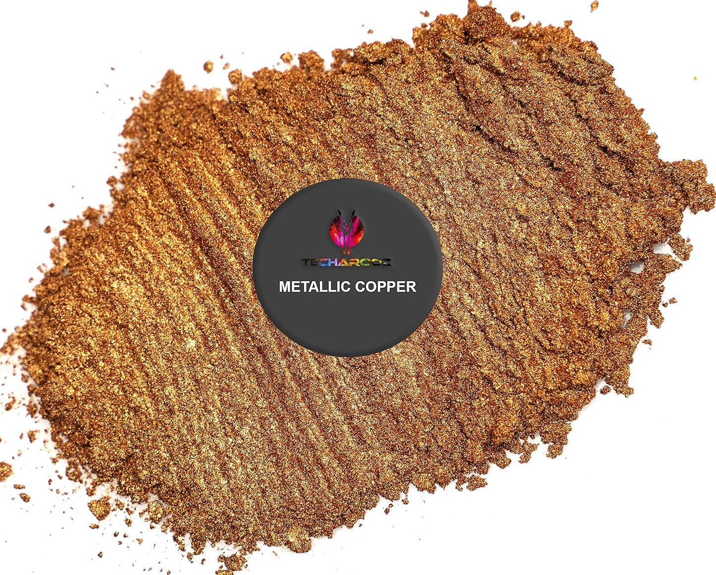 Metallic Copper Mica Powder for Epoxy Resin 56g / 2oz. Jar – TECHAROOZ 2 Tone Resin Dye Color Pigment Powder for Lip Gloss, Nails, Colorant for Slime Bath Bombs Soap Making & Polymer Clay