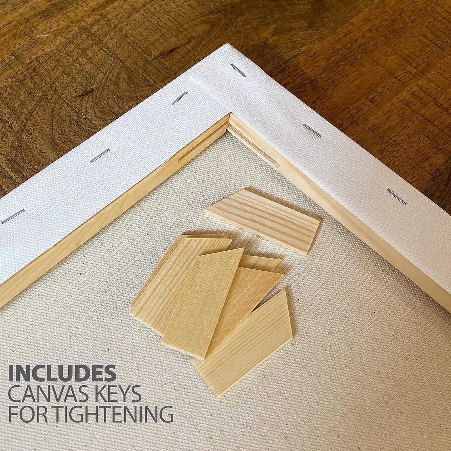 milo Stretched Artist Canvas | 36x36 inches | 2 Pack | 1.5” inch Thick Gallery Profile | 11 oz Primed Large Canvases for Painting, Ready to Paint Art Supplies for Acrylic, Oil