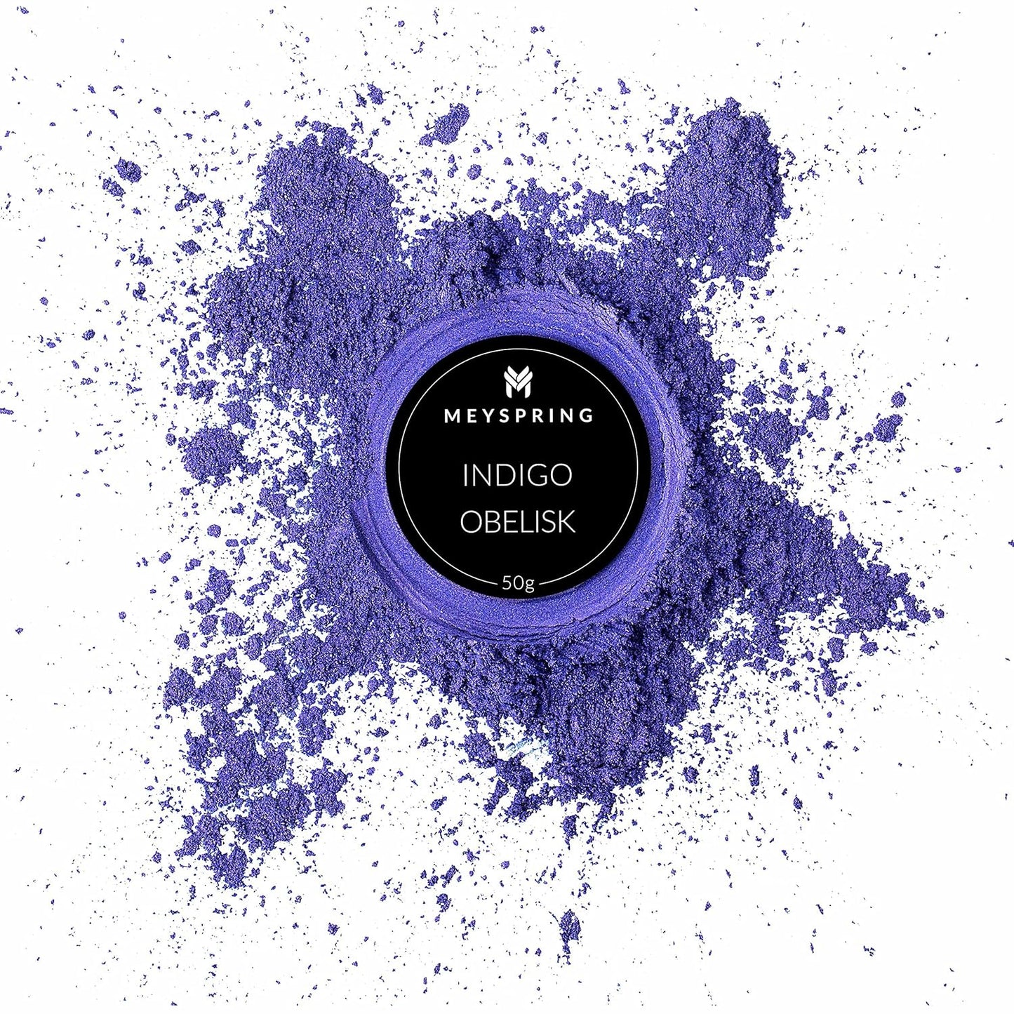 MEYSPRING Indigo Obelisk - Two Tone Purple Mica Powder for Epoxy Resin - Color Pigment Powder - Color Shifting Pigment - Violet Mica Cosmetic Grade - Purple Resin Dye