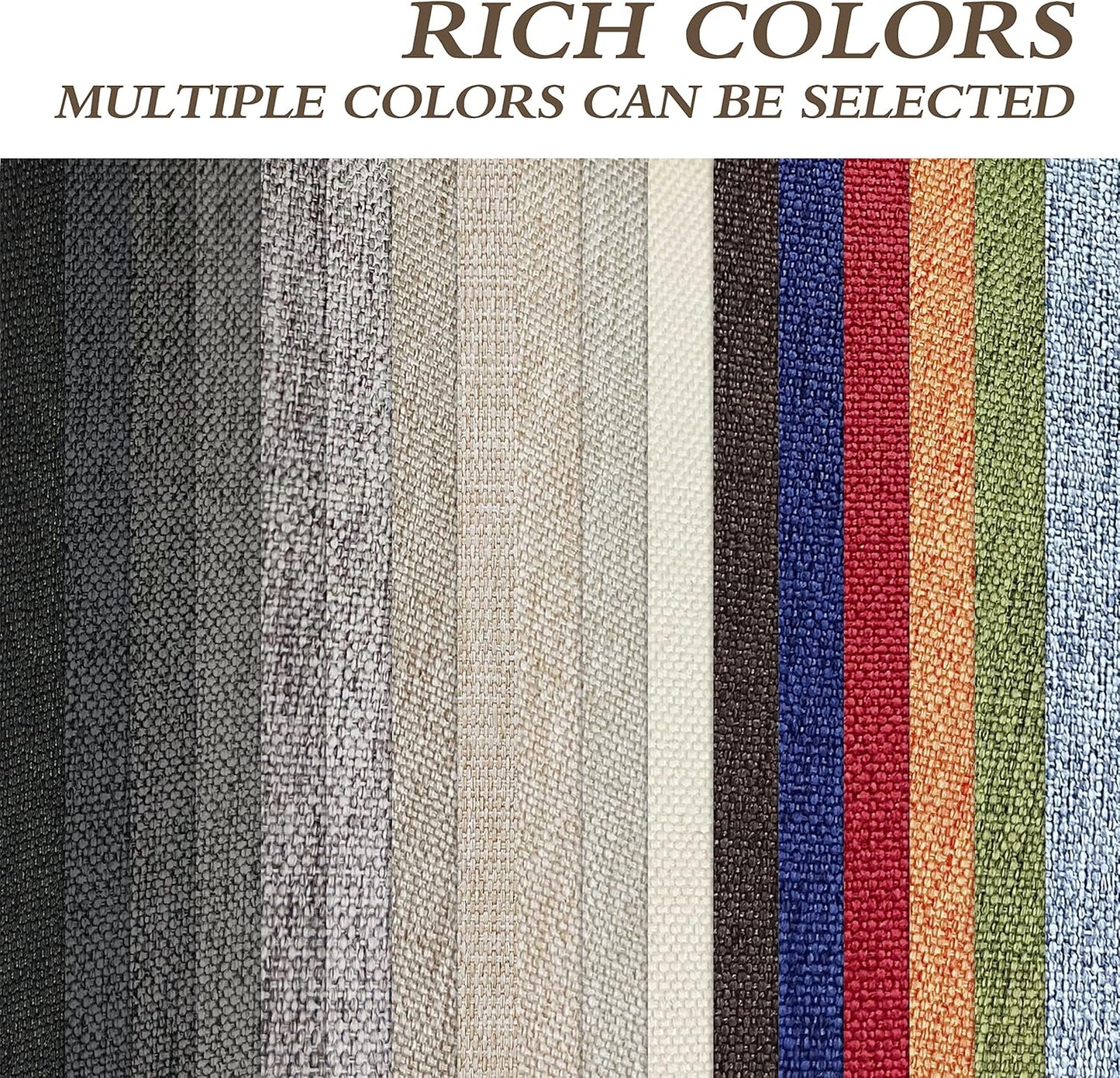 King Mountain Premium Linen Fabric Iron-on Repair Patch, Inside&Outside Fabric Repair Patch, 3"x60" with Backing Glue Linen Repair Decorative Patch kit (Linen-3"x60", Rice Coffee)